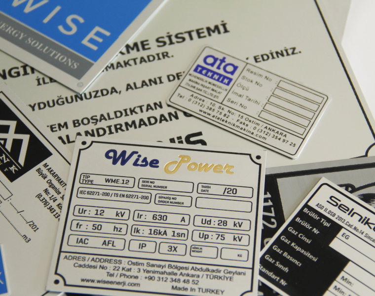 alüminyum etiket imalatı