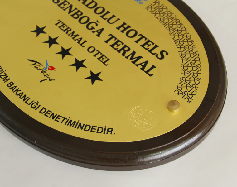 pirinç etiket imalatı