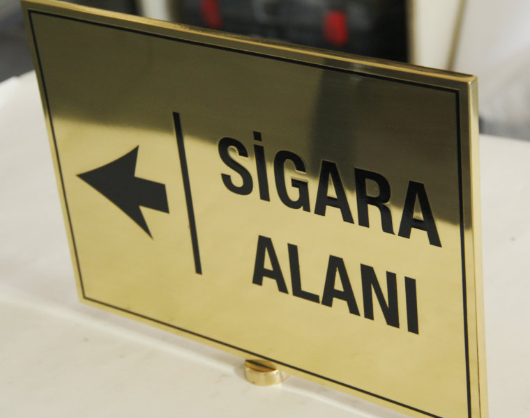 pirinç etiket imalatı