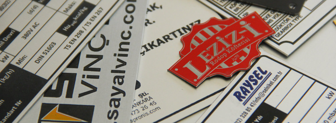 eloksal alüminyum etiket ankara